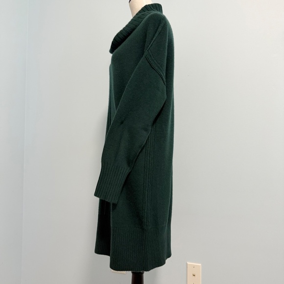 Sundance SONJA CASHMERE DRESS Evergreen Size L - Picture 3 of 9